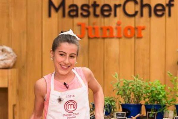 Picture of Sofia Hublitz during master chef junior in 2013